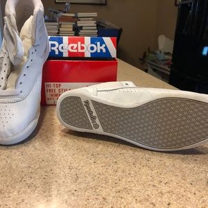 Vintage 1980's Reebok Freestyle Leather High Tops
